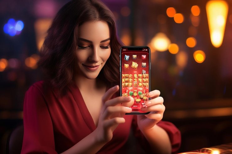Layar permainan Baccarat Push Gaming dengan dealer langsung dan statistik putaran di bikinislot